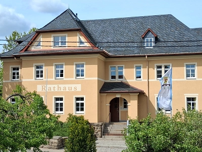 Ansicht des Rathaus Großschirma Ansicht des Rathaus Großschirma